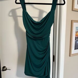 Lucy in the Sky Teal Mini Dress